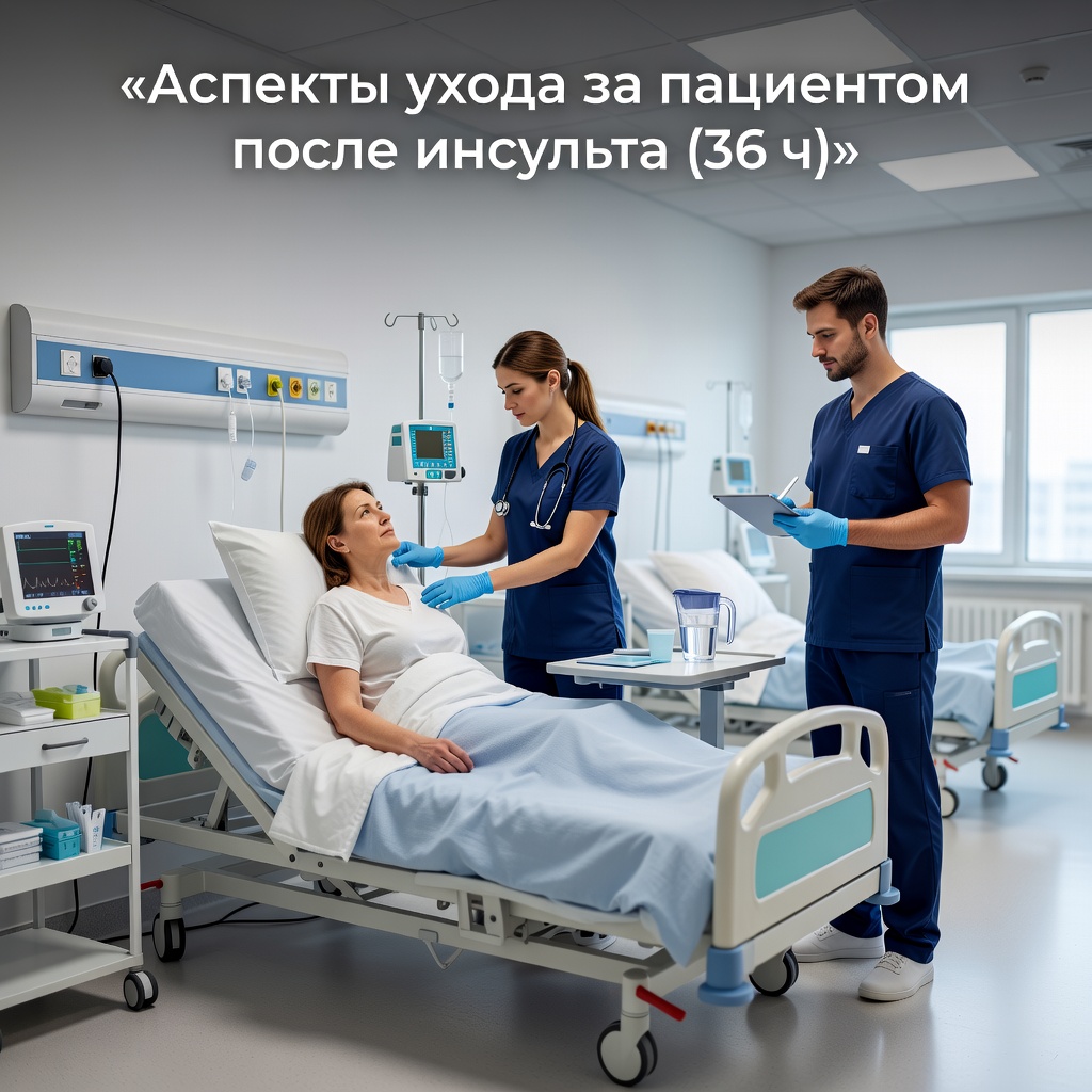 Аспекты ухода за пациентом после инсульта (36 ч)