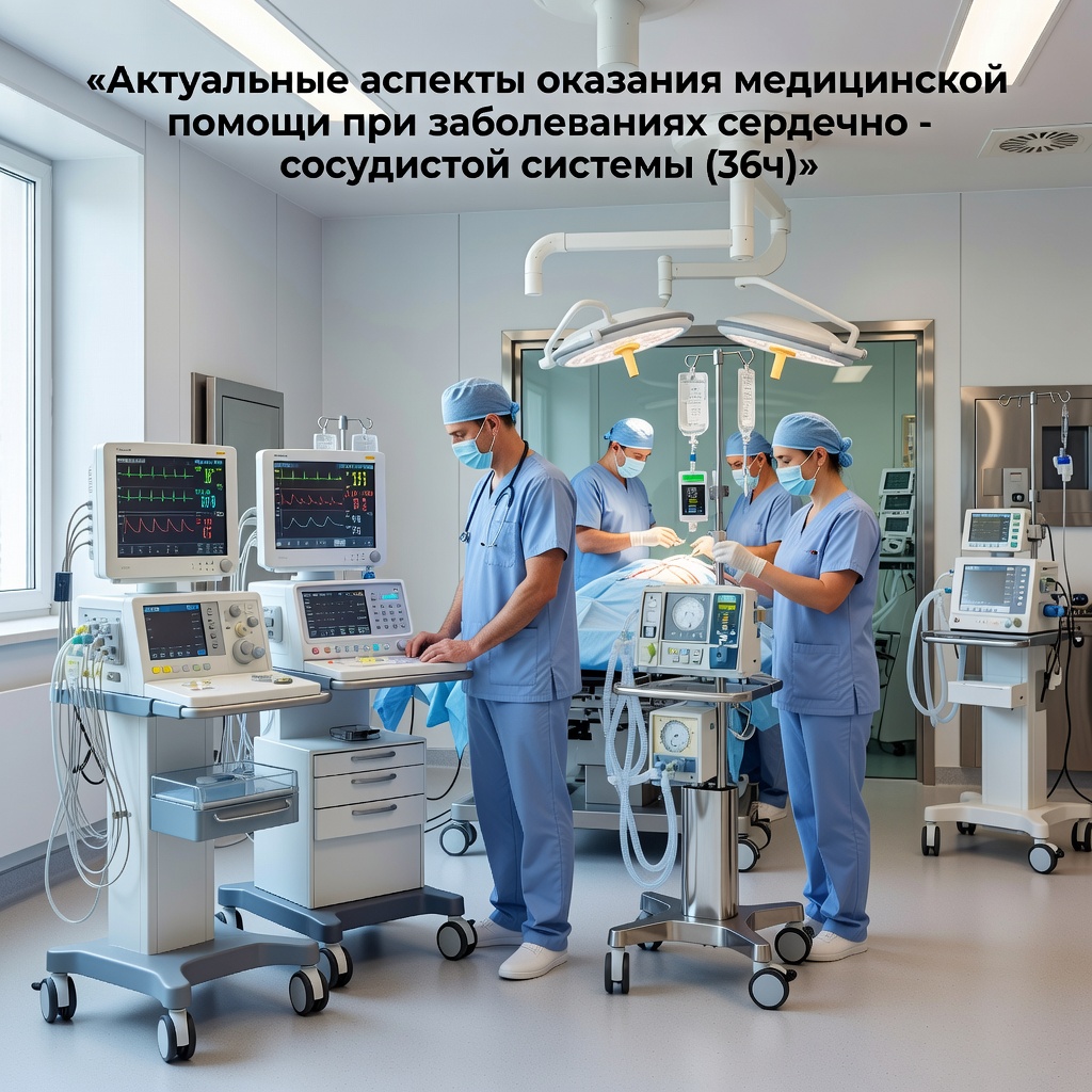 Актуальные аспекты оказания медицинской помощи при заболеваниях сердечно - сосудистой системы (36ч)