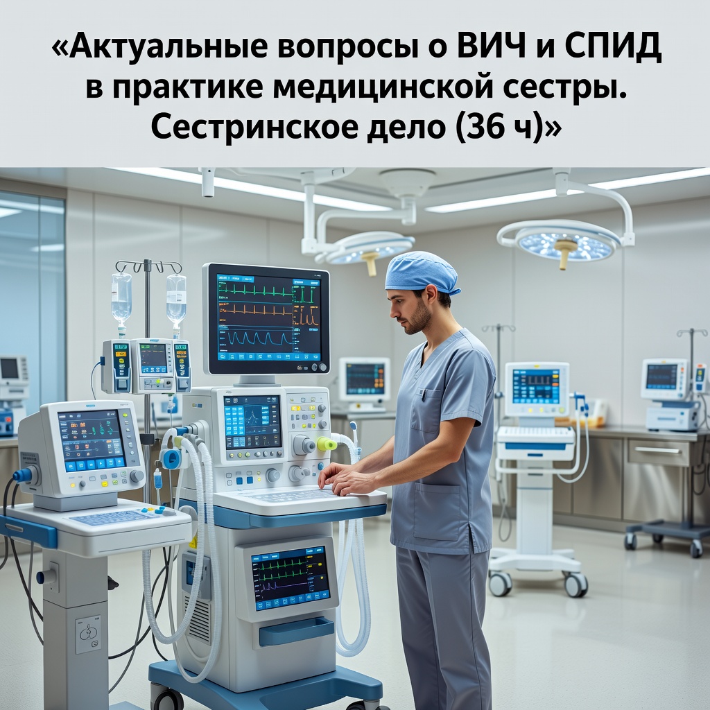 Актуальные вопросы о ВИЧ и СПИД в практике медицинской сестры. Сестринское дело (36 ч)